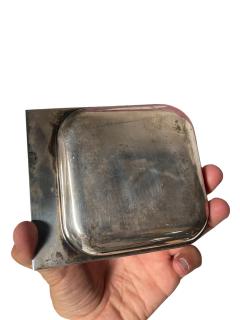 Maria Pergay 1970s Silver plated vide poche by Maria Pergay - 4421170