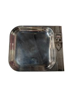 Maria Pergay 1970s Silver plated vide poche by Maria Pergay - 4421171