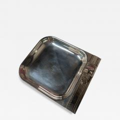 Maria Pergay 1970s Silver plated vide poche by Maria Pergay - 4426274