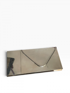 Maria Pergay Large silver plated enveloppe box by Maria Pergay - 4798820