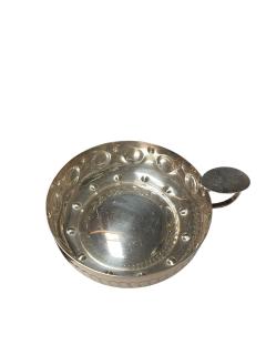 Maria Pergay Large silver plated wine taster vide poche or catchall by Maria Pergay - 4567856