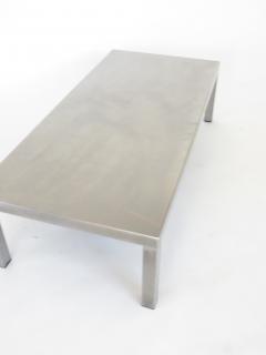 Maria Pergay Maria Pergay Brushed Stainless Steel Coffee Table Created With Marina Varenne - 4599395