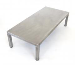 Maria Pergay Maria Pergay Brushed Stainless Steel Coffee Table Created With Marina Varenne - 4599396