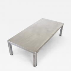 Maria Pergay Maria Pergay Brushed Stainless Steel Coffee Table Created With Marina Varenne - 4603885