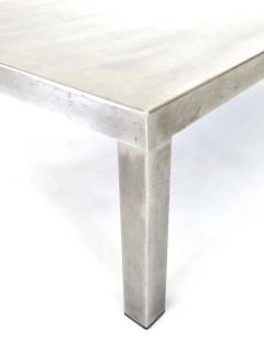 Maria Pergay Maria Pergay Created With Marina Varenne Brushed Stainless Steel Coffee Table - 1288799