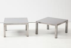 Maria Pergay Maria Pergay Pair of Low Tables Table Droite Maison et Jardin Paris 1971 - 1309650