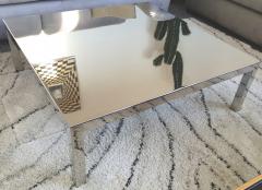 Maria Pergay Maria Pergay pair of polished steel square coffee table or side tables - 1652136