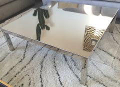 Maria Pergay Maria Pergay pair of polished steel square coffee table or side tables - 1652137