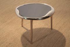 Maria Pergay Modern chrome End Table style of Maria Pergay 1980s - 983497