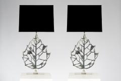 Maria Pergay Pair of Table Lamp By Maria Pergay - 3668530