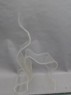 Maria Pergay Unique French Mid Century Lucite Chair attributed to Maria Pergay 1969 - 4105531
