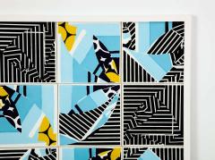 Mariana Lloyd Contemporary Composition with Limited Edition Tiles by Brazilian Designer - 1251994