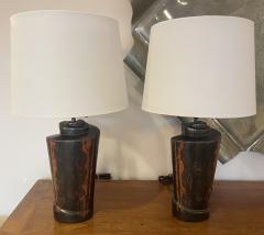 Marianna Van Allesch Pair of American Art Deco Marianna von Allesch Ceramic Table Lamps - 3373075