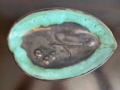 Marianna Von Allesch Mariana van Allesch 1940s American Studio Pottery Leaf Bowl - 1987452