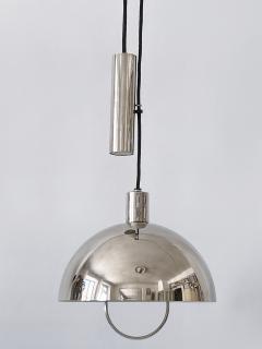 Marianne Brandt Early Tecnolumen Pulley Pendant Lamp Bauhaus HMB 25 300 by Marianne Brandt 1980s - 4285881