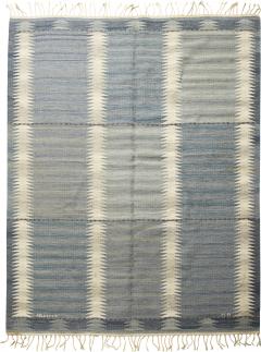 Marianne Richter Flat Weave Carpet in Blue Tones by Marianne Richter for M rta M s Fjetterstr m - 3291920