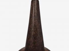 Marianne Starck Large Table Lamps Brown Stoneware Denmark 1960s - 4793864