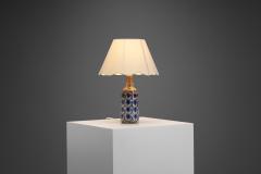 Marianne Starck Persian Crackle Glaze Table Lamp by Marianne Starck Denmark 1960s - 3698749