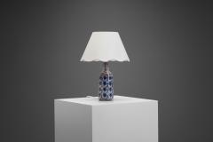 Marianne Starck Persian Crackle Glaze Table Lamp by Marianne Starck Denmark 1960s - 3698750