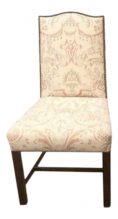 Mariano Fortuny Fortuny Upholstered Antique Chinese Chippendale Designer Chair - 2754621