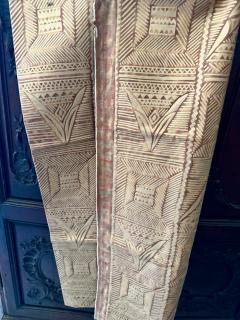 Mariano Fortuny Vintabge Fortuny Fabric in Light Plum and Silvery Gold C 1960 1980 - 4704108