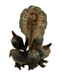 Maribou Stork Family Vienna Bronze - 4610304