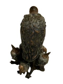 Maribou Stork Family Vienna Bronze - 4610306