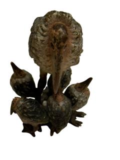 Maribou Stork Family Vienna Bronze - 4610309