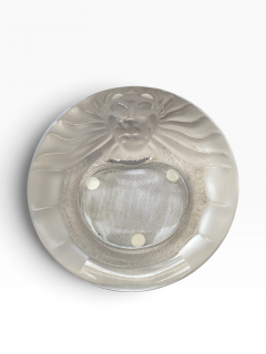 Marie Claude Lalique 1980s Crystal ashtray by Lalique - 4826056