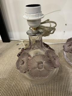 Marie Claude Lalique Pair of crystal lamps by Marie Claude Lalique - 3939712