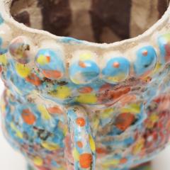 Marie Pierre Biau SHELL VASE 7 MULTICOLOURED Glazed sandstone sculpture - 4453797