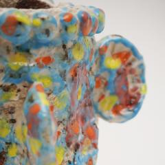 Marie Pierre Biau SHELL VASE 7 MULTICOLOURED Glazed sandstone sculpture - 4453798