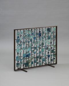 Marie Suri The Blue Aurora Fire Screen - 4740980