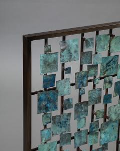 Marie Suri The Blue Aurora Fire Screen - 4740981