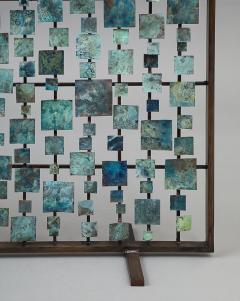 Marie Suri The Blue Aurora Fire Screen - 4740984