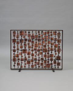 Marie Suri The Blue Aurora Fire Screen - 4740986