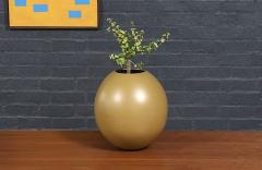 Marilyn Kay Austin Marilyn Kay Austin Olive Green Sphere Planter for Architectural Pottery - 4579412