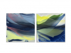 Marina Savashynskaya Dunbar Blue Iris IV diptych 2025 - 4282698