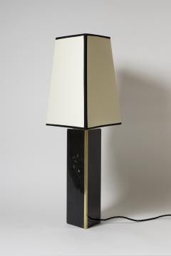 Marine Black Marble and Brass Table Lamp by Dorian Caffot de Fawes - 1527775
