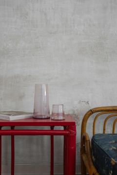 Marino Marini Murano Glass Bedside Carafe and Glass Set With Alexandrite Effect - 4330580