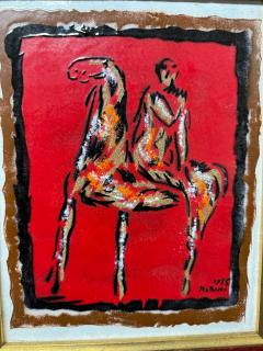 Marino Marini Posthumous Marino Marini Enamel on Copper plate artwork - 4365157
