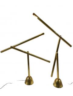 Mario Arnaboldi MODERNIST ITALIAN BRASS ADJUSTABLE LAMPS BY MARIO ARNABOLDI - 4538018