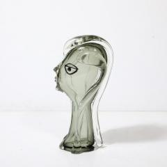 Mario Badioli Mid Century Handblown Murano Glass Abstract Portrait Sculpture by Mario Badioli - 4075183