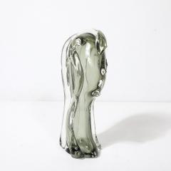Mario Badioli Mid Century Handblown Murano Glass Abstract Portrait Sculpture by Mario Badioli - 4075185