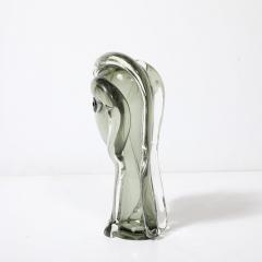 Mario Badioli Mid Century Handblown Murano Glass Abstract Portrait Sculpture by Mario Badioli - 4075211