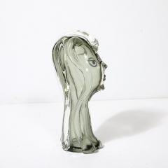 Mario Badioli Mid Century Handblown Murano Glass Abstract Portrait Sculpture by Mario Badioli - 4075219