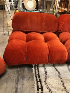 Mario Bellini 1970S ORANGE CAMALEONDA 4 SECTIONAL SOFAS BY MARIO BELLINI Italy - 1209803