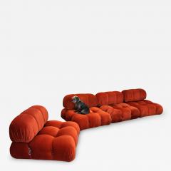 Mario Bellini 1970S ORANGE CAMALEONDA 4 SECTIONAL SOFAS BY MARIO BELLINI Italy - 1210531