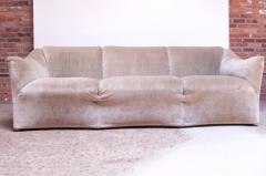 Mario Bellini 1970s Tentazione Sofa by Mario Bellini for Cassina in Original Sage Velvet - 1458365