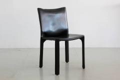 Mario Bellini BLACK LEATHER CAB CHAIRS BY MARIO BELLINI FOR CASSINA - 1434130